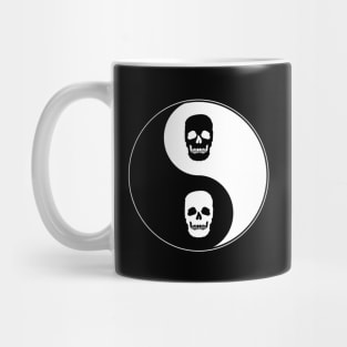 Yin and Yang Skull Mug